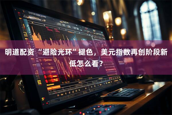 明道配资 “避险光环”褪色，美元指数再创阶段新低怎么看？