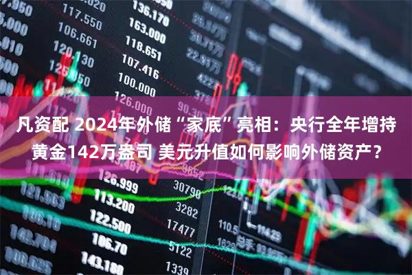 凡资配 2024年外储“家底”亮相：央行全年增持黄金142万盎司 美元升值如何影响外储资产？